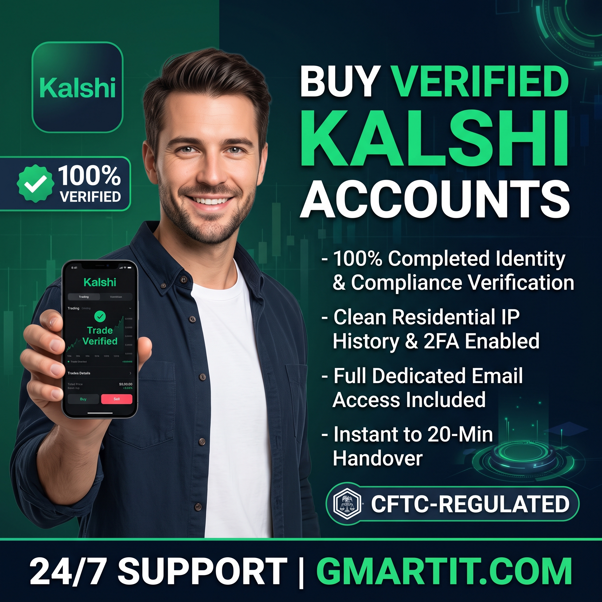 Buy verified Kalshi accounts